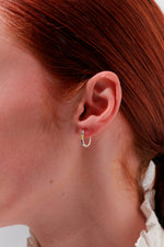 Load image into Gallery viewer, Karen Walker Stg CZ Miniturist Earrings
