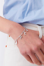Load image into Gallery viewer, Karen Walker Stg Mini Wisdom Hand Freshwater Pearl Charm

