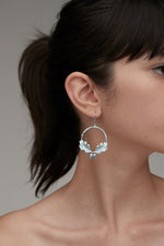 Load image into Gallery viewer, Karen Walker Stg Acorn &amp; Leaf Wreath Earrings
