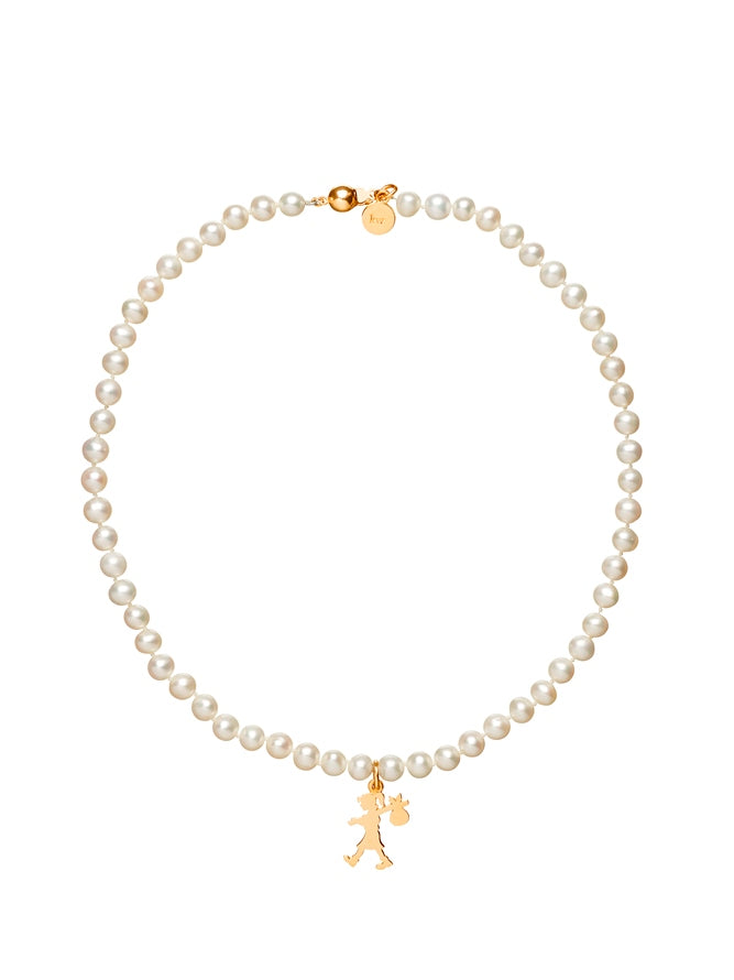 Karen Walker Stg Girl With All The Pearls Necklace