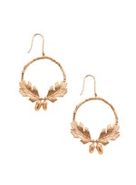 Load image into Gallery viewer, Karen Walker Stg Acorn &amp; Leaf Wreath Earrings
