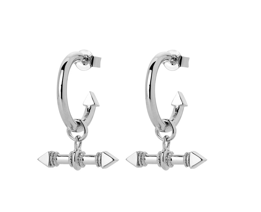 Karen walker arrow fob earrings kw384er stg