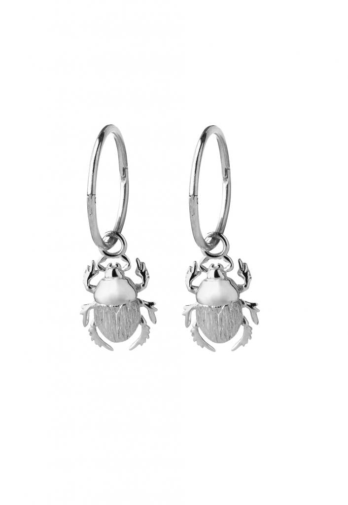 Karen walker beetle earrings silver kw358er stg