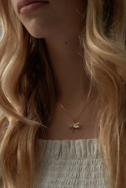 Karen walker stg dragonfly necklace