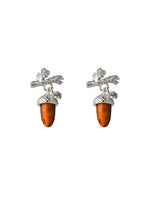Load image into Gallery viewer, Karen Walker Stg Micro Acorn and Leaf Studs
