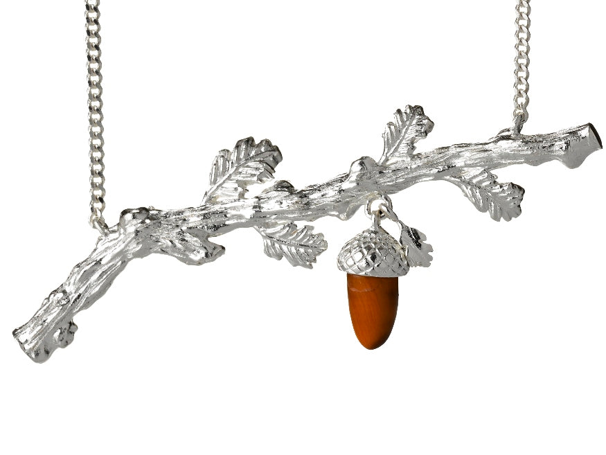 Karen Walker Stg Oak Branch Necklace