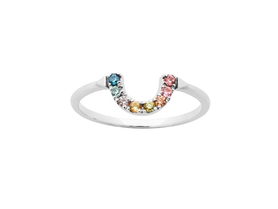 Karen walker sterling silver cubic zirconia surrealist ring kw433r za stg