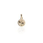 Load image into Gallery viewer, Evolve Stg Gold Plated Fantail Coin Charm
