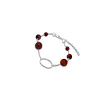 Load image into Gallery viewer, La Pierre Stg Cinnamon Bead Bracelet
