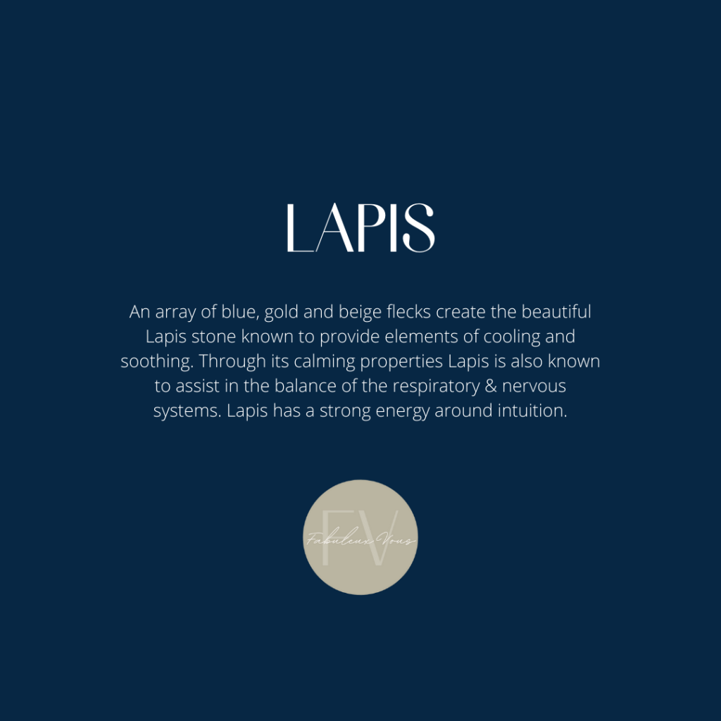 La Stele Stg Lapis Lazuli Rectangle Ring