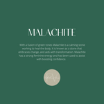 Load image into Gallery viewer, La Stele Stg Green Malachite Rectangle Ring

