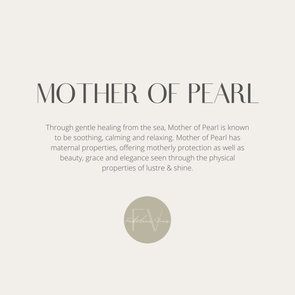 La Stele Stg Mother of Pearl Round Ring