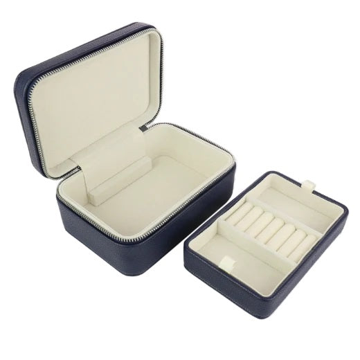 Evolve Classic Jewellery Box Navy