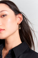 Load image into Gallery viewer, Karen Walker Stg Sun &amp; Moon FW Pearl Drop Earrings
