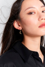 Load image into Gallery viewer, Karen Walker Stg Sun &amp; Moon Hoop Earrings

