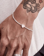Load image into Gallery viewer, Stolen Girlfriends Club Love Claw Bracelet - Rose Quartz
