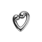 Load image into Gallery viewer, Stow Stg Koru Heart Charm
