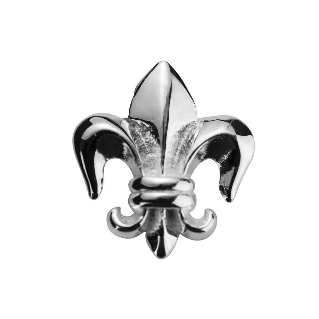 Stow Stg Fleur De Lis Charm