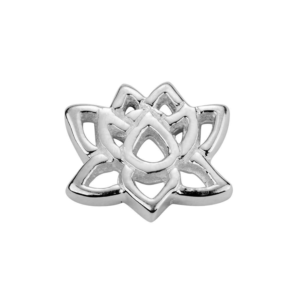 Stow Stg Lotus Charm