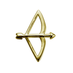 Load image into Gallery viewer, Stow 9ct Bow &amp; Arrow Charm
