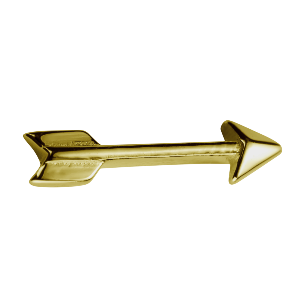 Stow 9ct Arrow Charm
