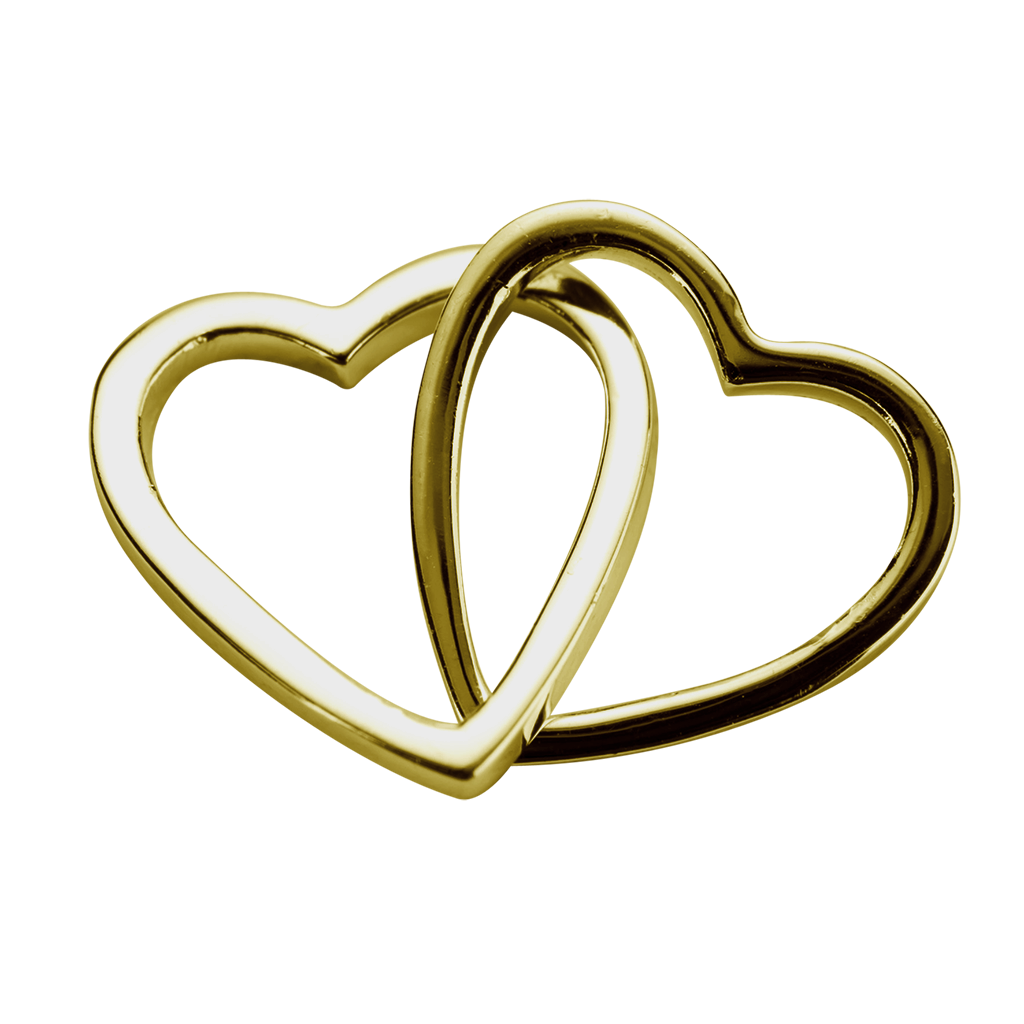 S001129 gold love hearts 420106