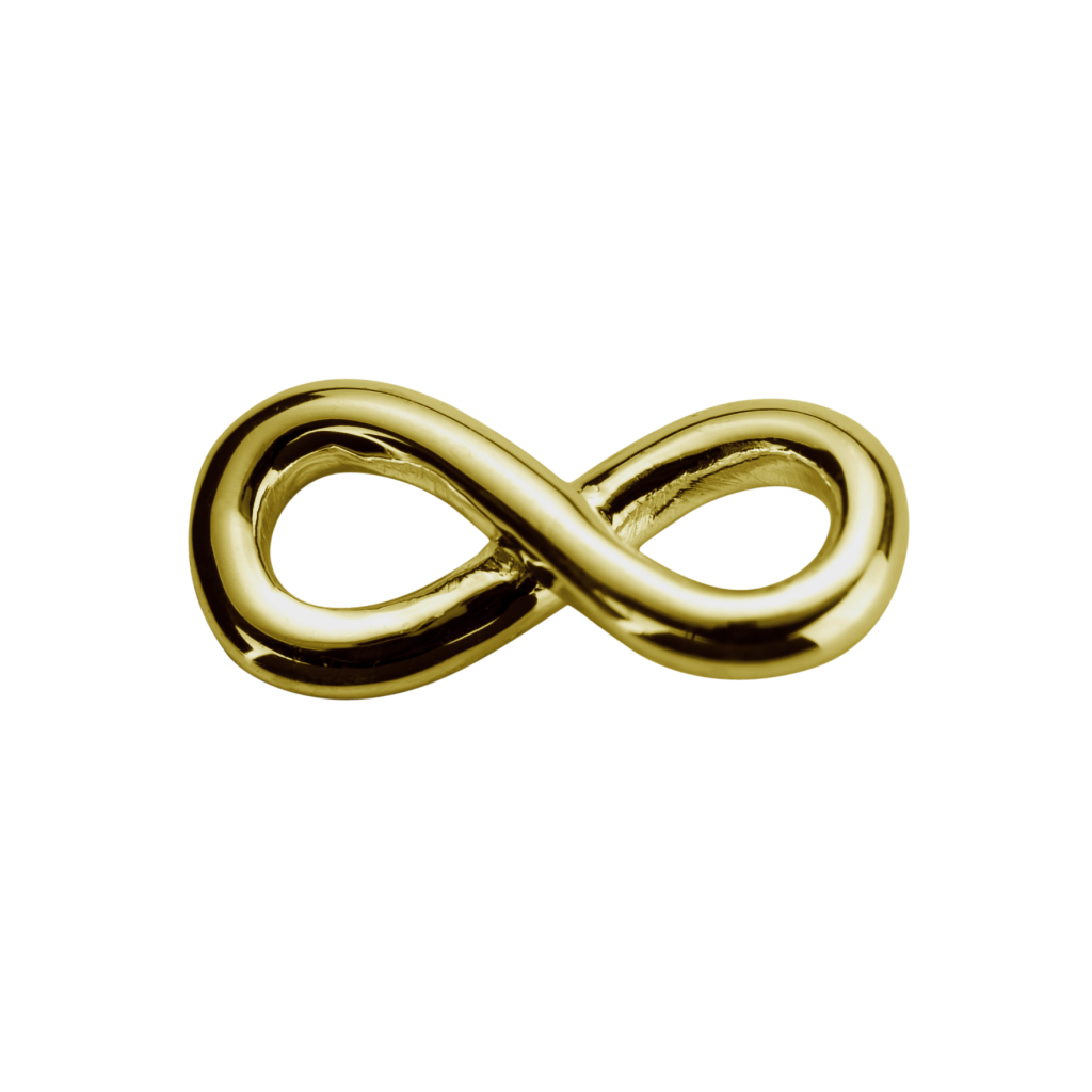Stow 9ct Infinity Twist Charm