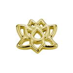 Load image into Gallery viewer, Stow 9ct Lotus Charm
