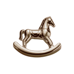 Load image into Gallery viewer, Stow 9ct Rose Rocking Horse Charm
