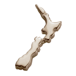 Load image into Gallery viewer, Stow 9ct Rose NZ Map Charm
