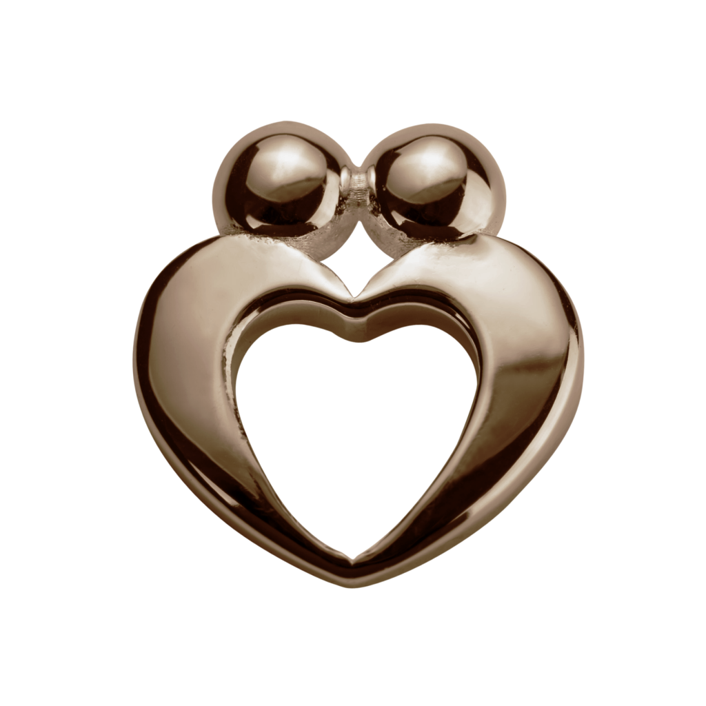 Stow 9ct Rose True Love Charm