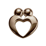 Load image into Gallery viewer, Stow 9ct Rose True Love Charm
