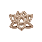 Load image into Gallery viewer, Stow 9ct Rose Lotus Charm
