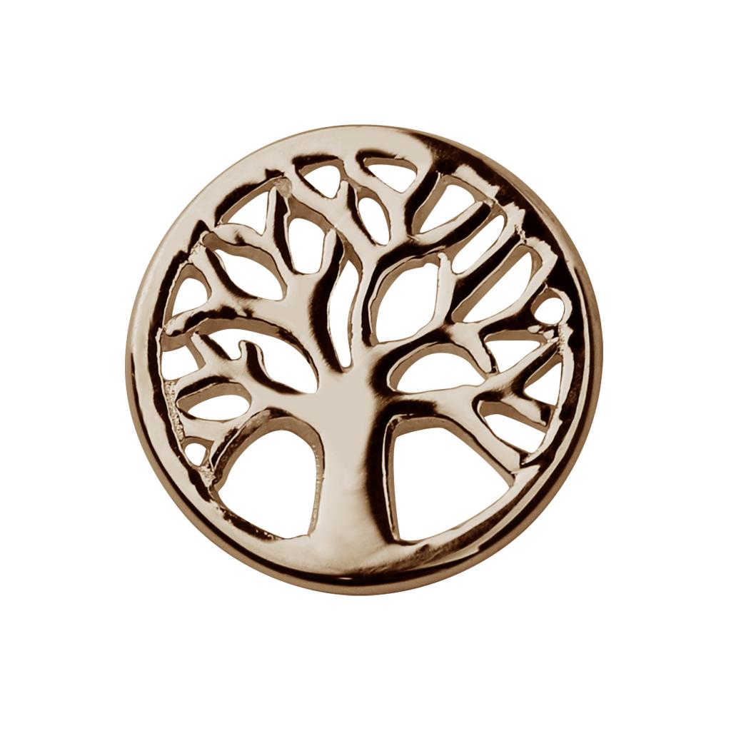 S002167 stow locket charm tree of life charm 9ct rose gold