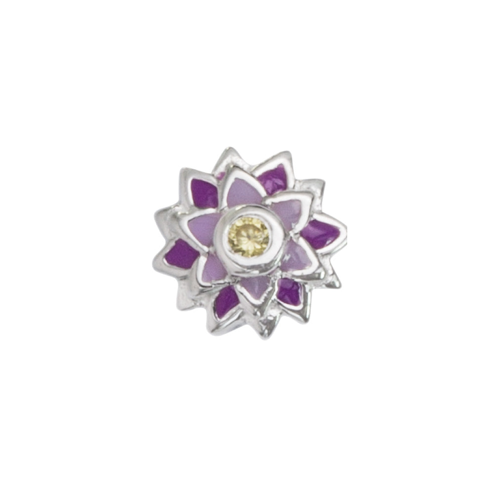 S003007 stow locket birth flowers july water lily peace