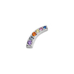 Load image into Gallery viewer, Stow Stg CZ Rainbow Charm
