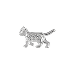 Load image into Gallery viewer, Stow Stg CZ Cat Charm

