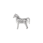 Load image into Gallery viewer, Stow Stg CZ Horse Charm
