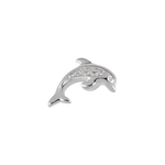 Load image into Gallery viewer, Stow Stg CZ Dolphin Charm

