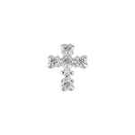 Load image into Gallery viewer, Stow Stg CZ Shining Cross Charm
