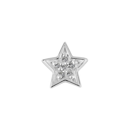 Stow Stg CZ Shooting Star Charm