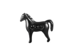 Load image into Gallery viewer, Stow Black Rhodium Spinel Horse Charm
