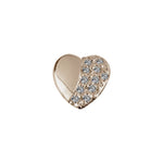 Load image into Gallery viewer, Stow 9ct Rose CZ Eternity Heart Charm
