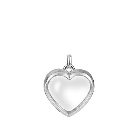 S050722 medium silver heart locket