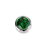 Load image into Gallery viewer, Stow Emerald CZ Virtue Charm
