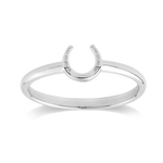 Load image into Gallery viewer, Stow Sterling Silver Lucky Horseshoe Ring

