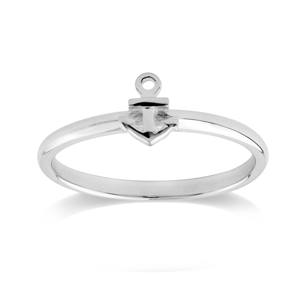 Stow Sterling Silver Anchor Ring
