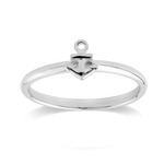 Load image into Gallery viewer, Stow Sterling Silver Anchor Ring
