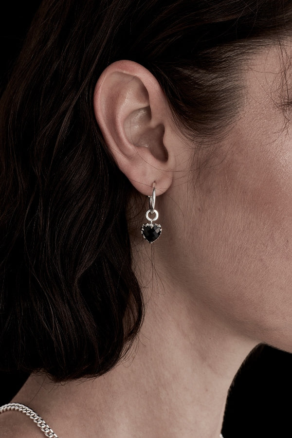 Stolen Girlfriends Club Stg Anchor Earrings - Onyx