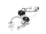 Load image into Gallery viewer, Stolen Girlfriends Club Stg Anchor Earrings - Onyx
